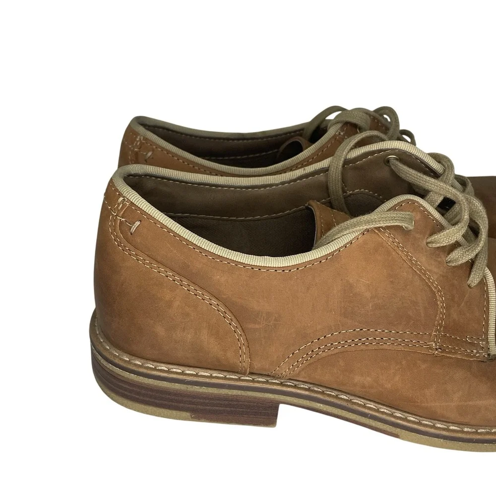 EUC Dockers Bronson Faux Leather Rugged Casual Dress Lugged Sole Oxford Shoes 12